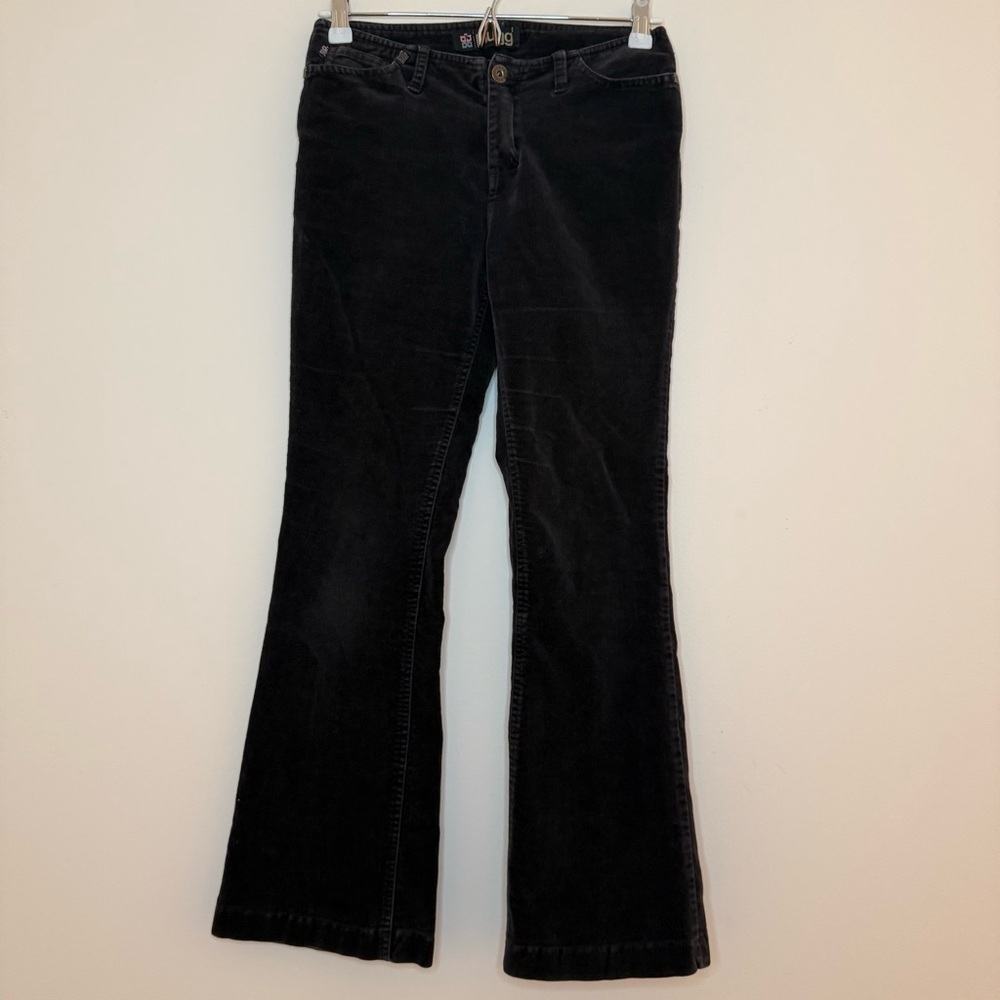 PLUGG Y2K 90s Low Rise Corduroy Flare Jeans
